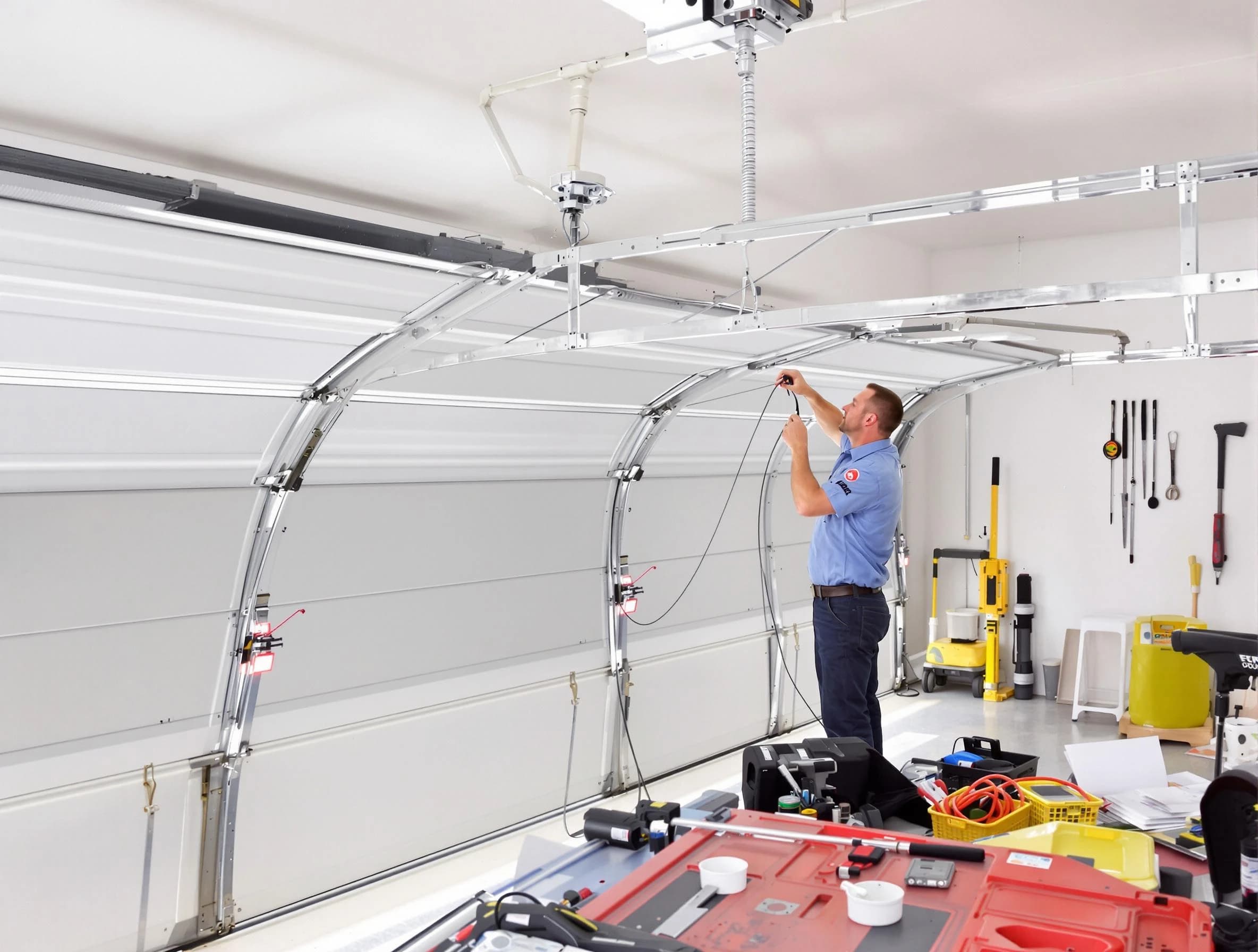 Garage door cable repair service by West Jordan Garage Door Repair in West Jordan