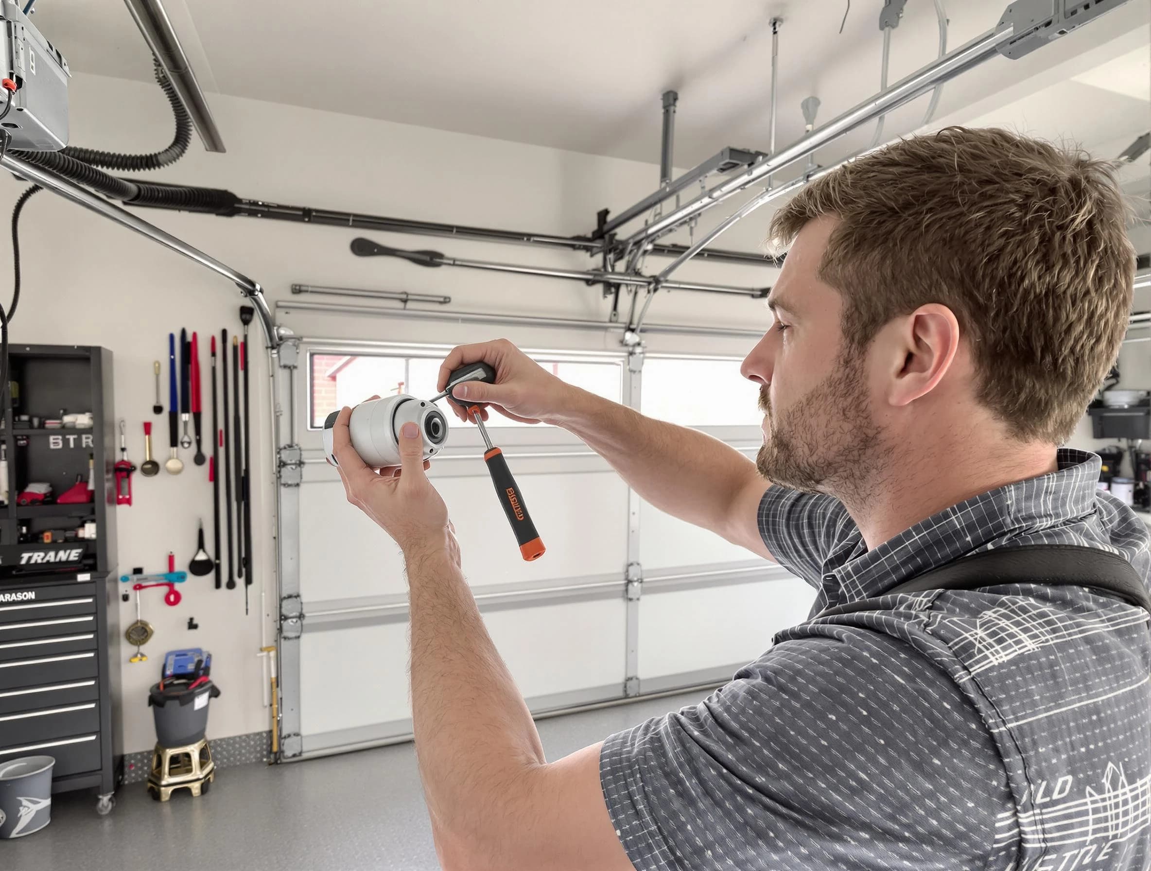 Garage door opener repair service by West Jordan Garage Door Repair in West Jordan