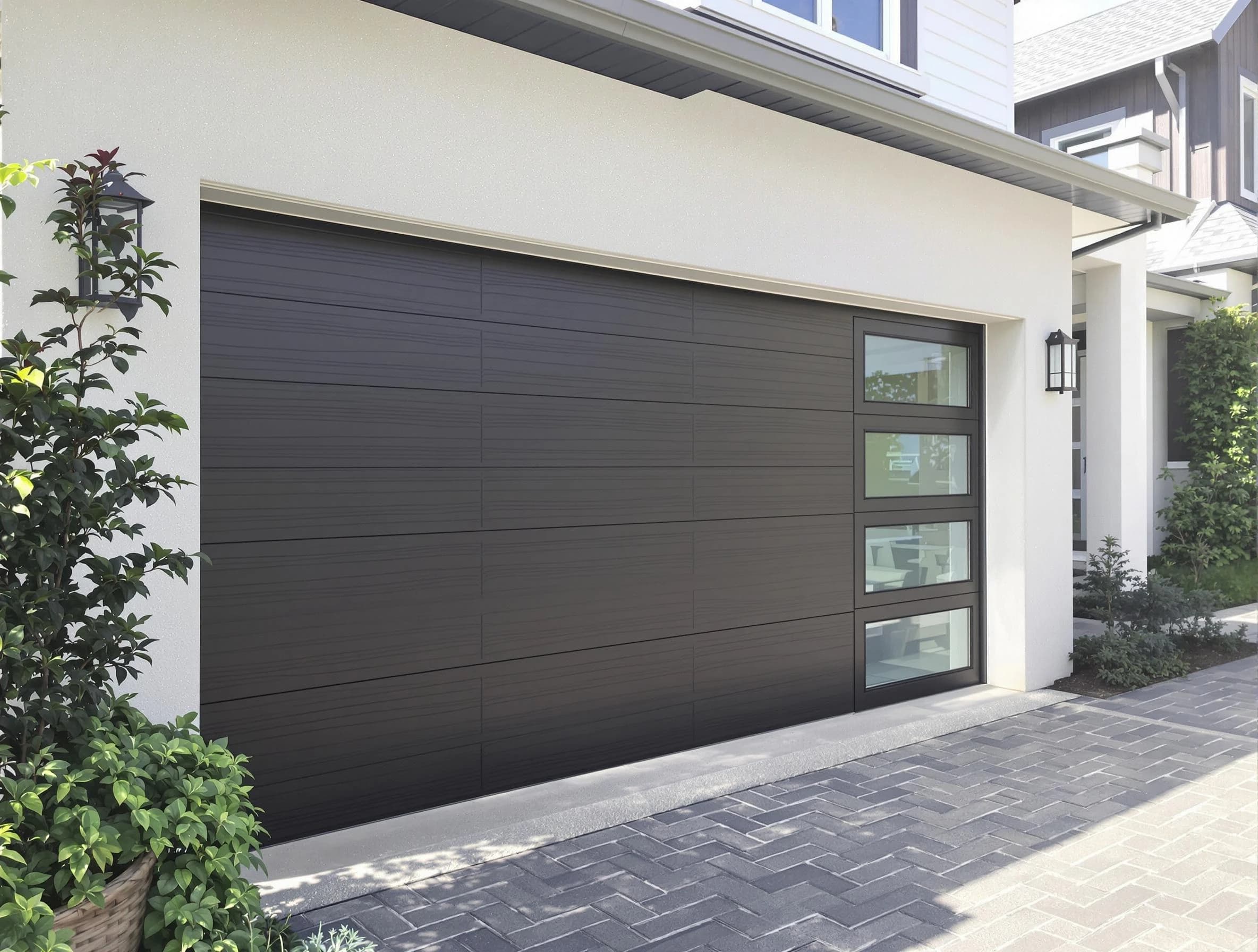 Custom garage door installation by West Jordan Garage Door Repair in West Jordan