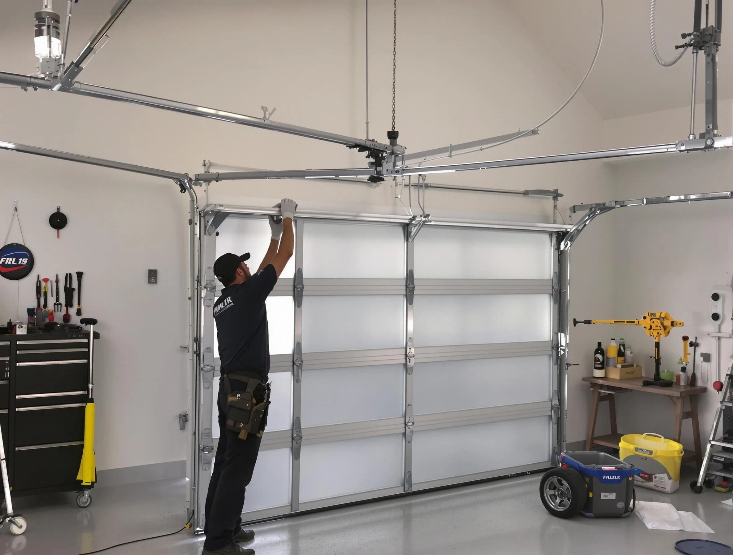 West Jordan Garage Door Repair certified team performing precision garage door installation in West Jordan