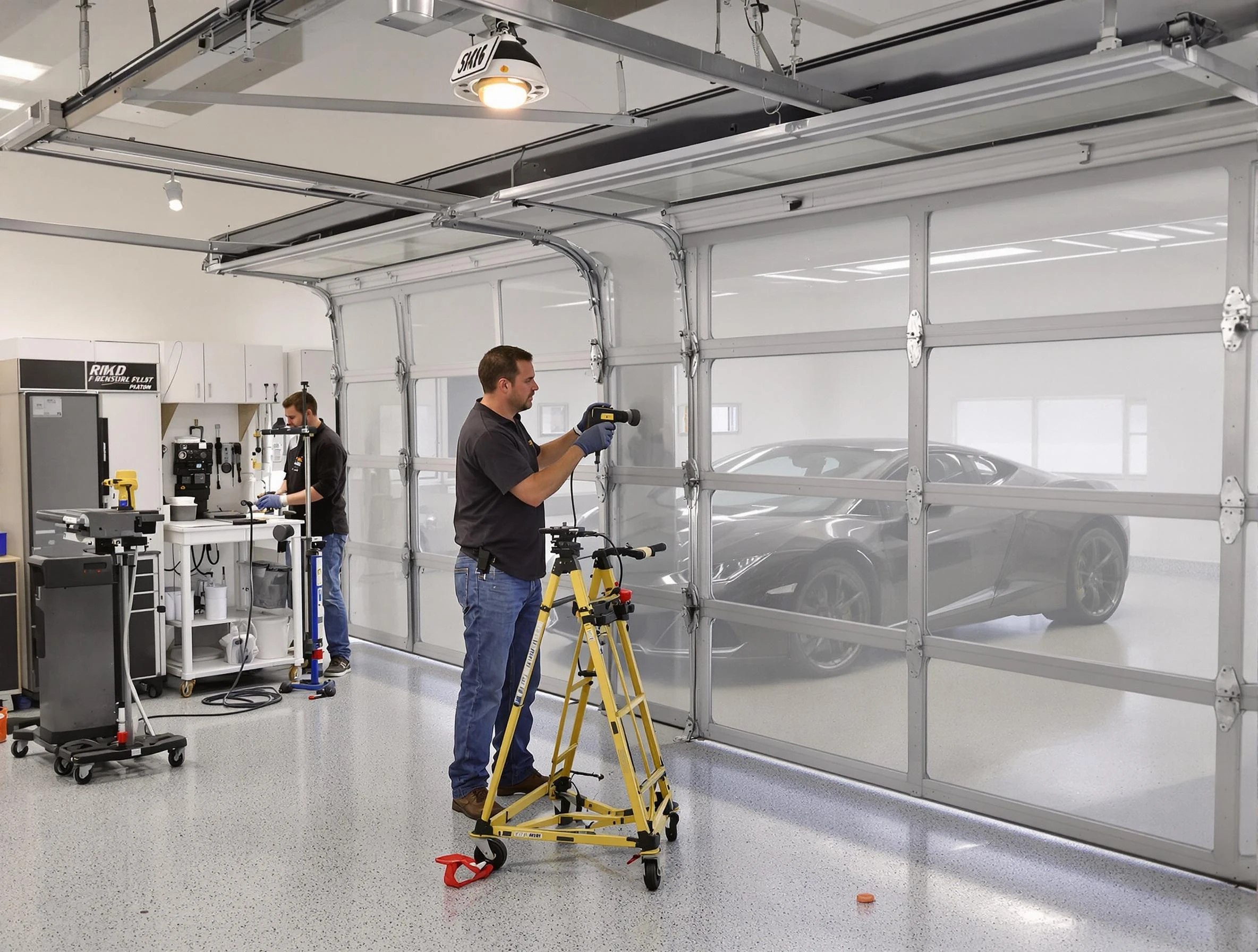 Garage Door Dents Repair in West Jordan