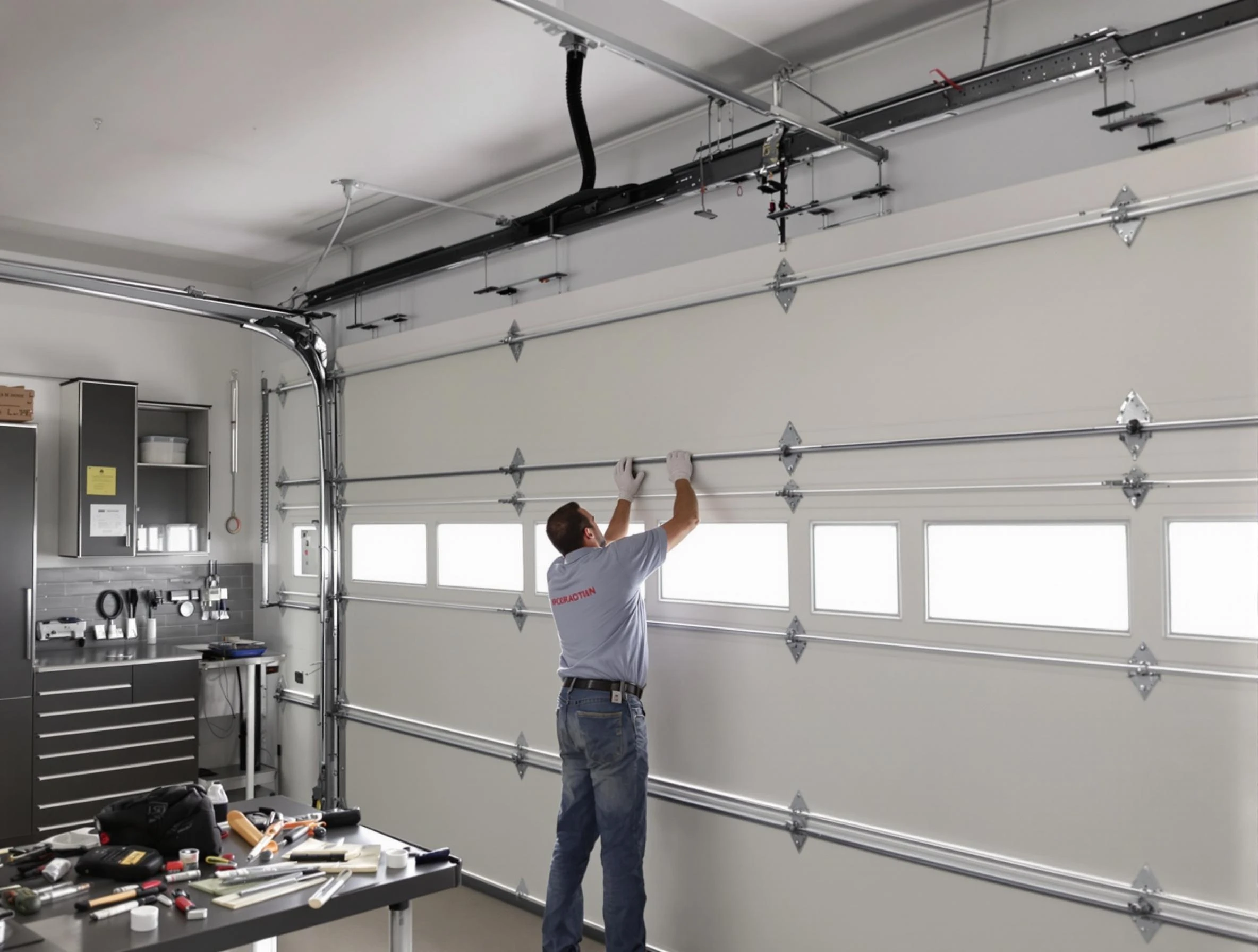 Garage Door Track Repair in West Jordan