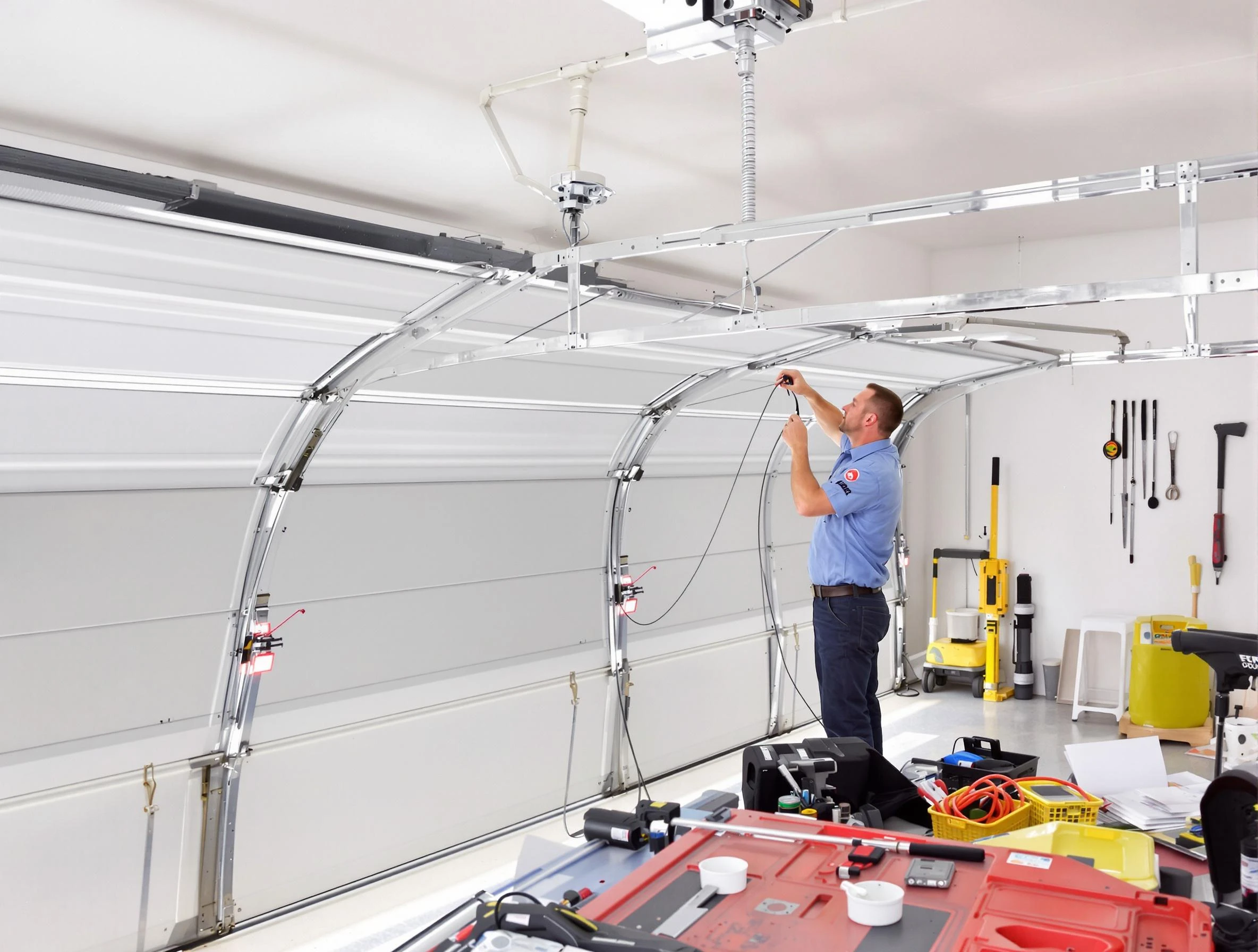 Garage door cable repair service by West Jordan Garage Door Repair in West Jordan