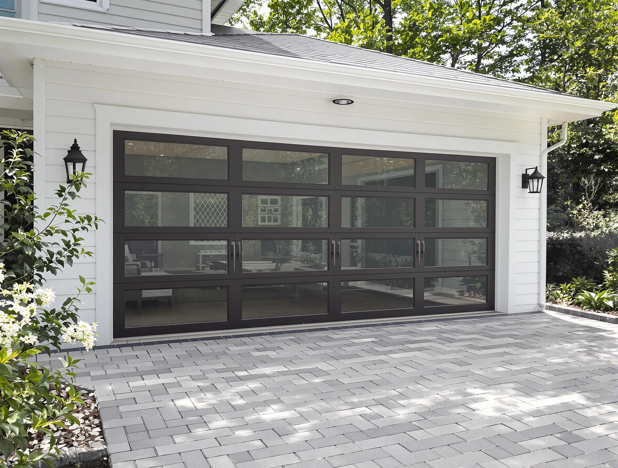 West Jordan Garage Door Repair design specialist presenting custom garage door options to West Jordan homeowner