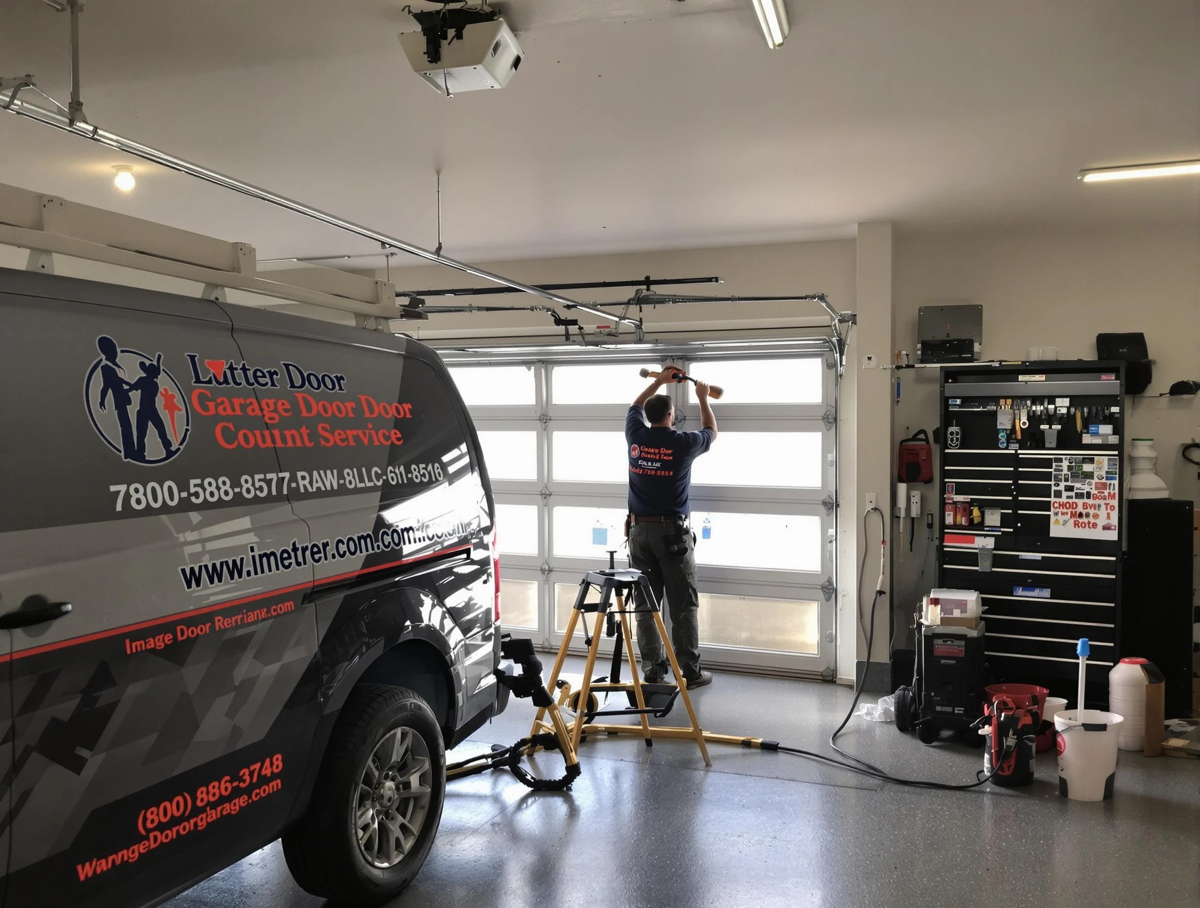 West Jordan Garage Door Repair rapid response team performing same-day repair in West Jordan
